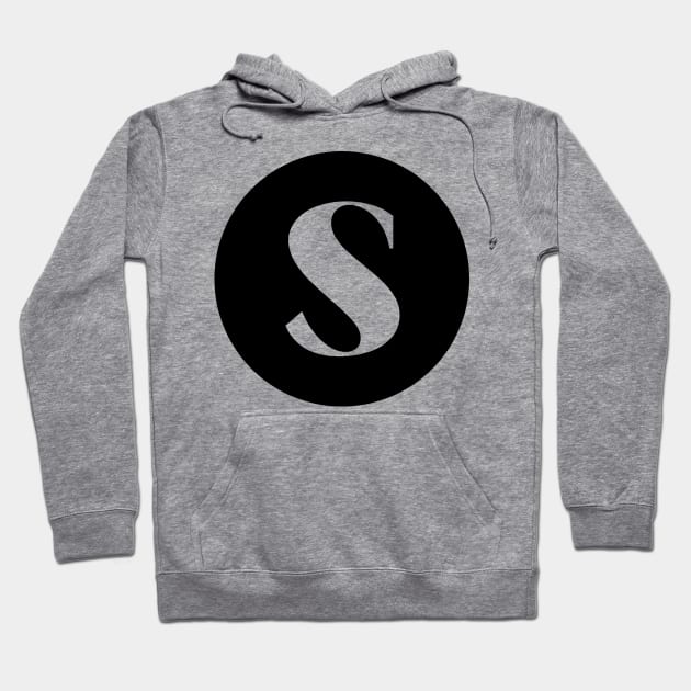 S (Letter Initial Monogram) Hoodie by n23tees